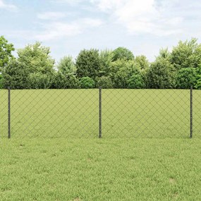 vidaXL Συρματόπλεγμα Περίφραξης με Πάσσαλο 25 x 0,6 m