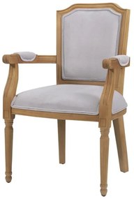 Πολυθρόνα με ξύλινα μπράτσα  61 * 55.9 * 99.1cm