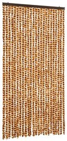 vidaXL Σήτα Εντόμων Ώχρα και Λευκό 100 x 230 εκ. από Σενίλ