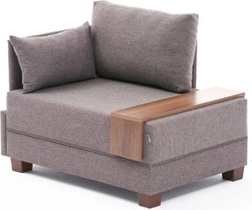 Πολυθρόνα Καφέ Αριστερή FLY 75x100x80