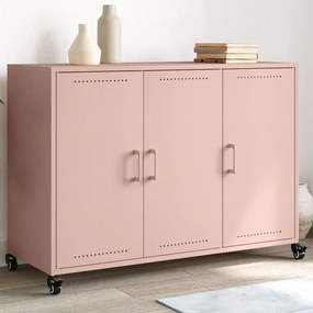 VidaXL Ντουλάπι Ροζ 100,5x39x72 εκ. από Χάλυβα
