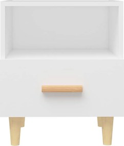 vidaXL Κομοδίνο Λευκό 40 x 35 x 47 εκ.