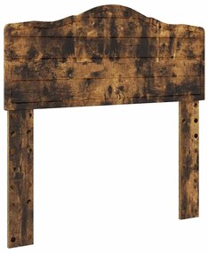 vidaXL Κεφαλάρι Καπνιστό Δρύς 80 cm Επεξεργασμένο ξύλο