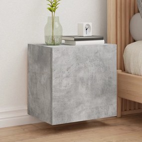 vidaXL Έπιπλο Τοίχου Τηλεόρασης Γκρι Σκυρ. 40,5x30x40 εκ. Επεξ. Ξύλο