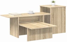 vidaXL Τραπέζι κονσόλας Δρύς Sonoma 91,5 x 35 x 38,5 εκ