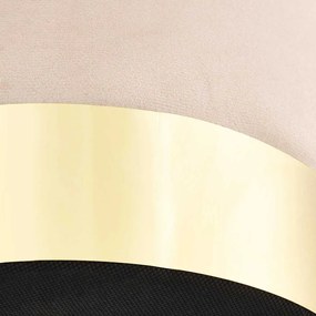 vidaXL Σκαμπό Βερικοκί / Χρυσό Βελούδινο 28 x 36 cm