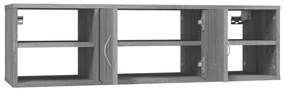 vidaXL Ραφιέρα Τοίχου Γκρι Sonoma 102x30x29 εκ. Επεξεργασμένο Ξύλο