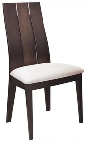 SAMBER καρέκλα Οξυά Καρυδί Burn Beech/Ύφασμα Μπεζ 50x57x101cm Ε7867,1