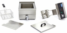Deep Fryer - 16L - 1 Basket - with Drain Tap