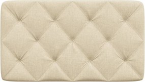 vidaXL Μαξιλάρι για Κεφαλάρι Κρεμ 90 εκ. Υφασμάτινο