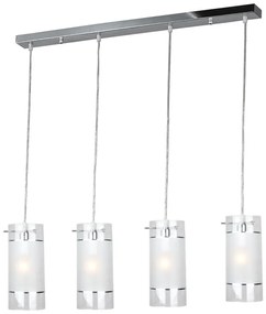Φωτιστικό Κρεμαστο Aca FW50674 MANE Ασημί (Silver Coloured)