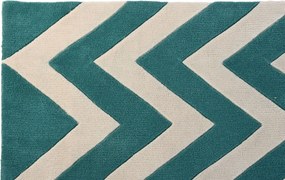 Χαλί DKD Home Decor 160 x 230 x 2 cm πολυεστέρας Ζιγκ-ζαγκ Δίχρωμα