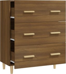 vidaXL Ντουλάπι Καφέ Δρυς 70 x 34 x 90 εκ. από Επεξεργασμένο Ξύλο