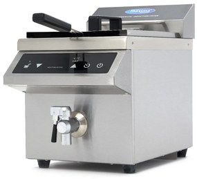 Deep Fryer - 8L - 1 Basket - Induction - with Drain Tap