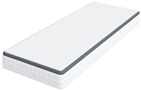 vidaXL Στρώματα Λευκό, Γκρι 80 x 200 cm Πλεκτό ύφασμα