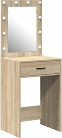 vidaXL Τραπέζι περιποίησης Δρύς Sonoma 50 x 41 x 135 εκ