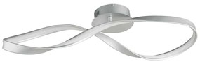 Φωτιστικό Οροφής Spark PL Silver  Ondaluce Μέταλλο