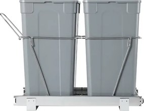 VEVOR Double Pullout Waste Container Under Cabinet Kitchen Bin Trash Can