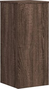 vidaXL Βάσεις Φυτών 2 Τεμ. Καφέ Δρυς 30x30x70 εκ. Επεξεργασμένο Ξύλο