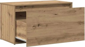 vidaXL Έπιπλο Χολ / Εισόδου τεχνίτης Δρυς 80 x 40 x 45 εκ. Μοριοσανίδα