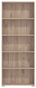 Βιβλιοθήκη Tomar 5 Γκρί Δρύς 70x24,5x176,5 εκ. 70x24.5x176.5 εκ.