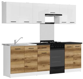 Σετ κουζίνας Econ plus 120, 230x60cm, Πάγκος, Πλαστικοποιημένη μοριοσανίδα