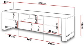 Έπιπλο τηλεόρασης Wood