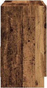 vidaXL Ντουλάπι Νιπτήρα Όψη Παλαιού Ξύλου 63x30x54 εκ. Επεξ. Ξύλο