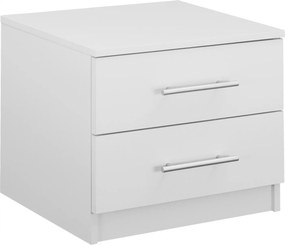 ΚΟΜΟΔΙΝΟ ΜΕΛΑΜΙΝΗΣ CHELSEA HM2220.05 ΛΕΥΚΟ 48x40,5x41,5 εκ.