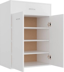 vidaXL Παπουτσοθήκη Λευκή 60 x 35 x 84 εκ. από Επεξ. Ξύλο