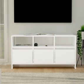 Έπιπλο Τηλεόρασης Λευκό 102 x 37,5 x 52,5 εκ. από Μοριοσανίδα - Λευκό