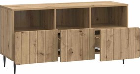vidaXL Ντουλάπι TV 102 x 34,5 x 50 εκ. Artisan Δρυς Επεξεργασμένο Ξύλο