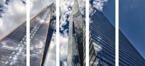 Εικόνα 5 μερών μεγαλοπρεπείς ουρανοξύστες - 100x50