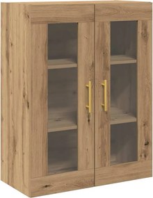 vidaXL Highboard με συρτάρι 2 pcs Artisan Oak Επεξεργασμένο ξύλο
