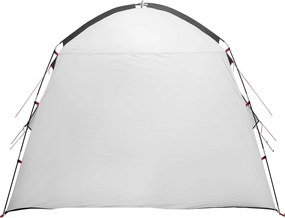vidaXL Καταφύγιο Τέντας Λευκό Μαύρο 210 x 210 x 138 εκ Πολυεστέρας
