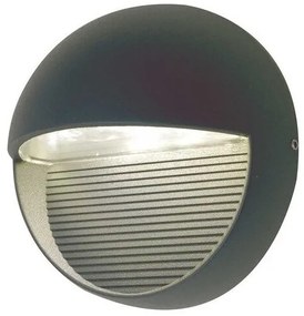 Απλίκα Φωτιστικό Τοίχου LED 6W  Ανθρακί  IP54  Φ16cm  Freyr FREYR-R Elstead Lighting-FREYR-R-Ανθρακί FREYR-R