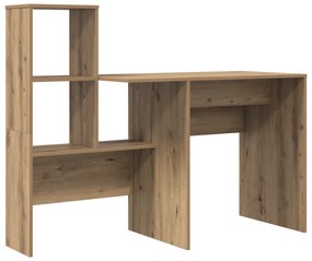vidaXL Γραφείο artisan δρυς 131.5 x 50 x 106.5 εκ. Επεξεργασμένο ξύλο