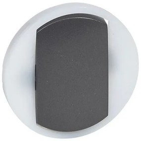 Πλακίδιο Διακόπτη με Φωτεινό Δακτύλιο Graphite Celiane 065204 Legrand-65204-Ανθρακί 065204