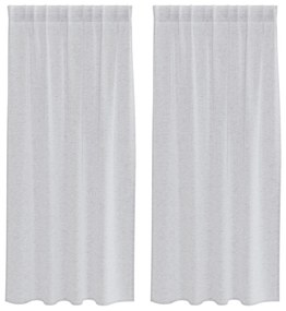 vidaXL Κουρτίνες 2 pcs Ανοιχτό γκρι 140 x 175 εκ. Πολυεστέρας