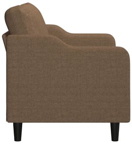 vidaXL Καναπές Διθέσιος Καφέ 140 εκ. Υφασμάτινος