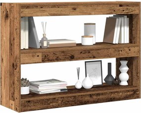 vidaXL Βιβλιοθήκη 2 επιπέδων 100 x 30 x 72 εκ Επεξεργασμένο Ξύλο