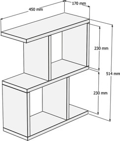 Side Table Zet - Travertine Travertine