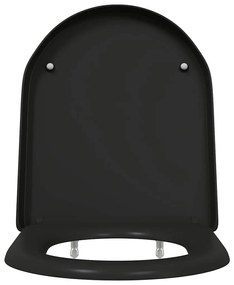 vidaXL Λεκάνη Μαύρο 46,2 x 36 x 4,3 εκ Δυροπλάστ