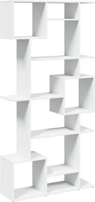 vidaXL Βιβλιοθήκη Λευκή 92x29x188 εκ. από Επεξεργασμένο Ξύλο