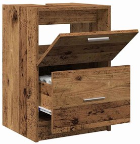 vidaXL Ντουλάπι Νεροχύτη Παλιό Ξύλο 40 x 37 x 59 cm Επεξεργασμένο ξύλο