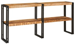 vidaXL Τραπέζι Κονσόλας 160x33x75 εκ Μασίφ Τραχύ Ξύλο Μάνγκο