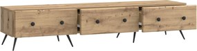 vidaXL Ντουλάπι TV Artisan Δρυς 147 x 34,5 x 30 εκ Επεξεργασμένο Ξύλο