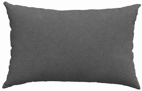 vidaXL Μαξιλάρι Καναπέ 2 pcs Σκούρο Γκρι 60 x 40 cm