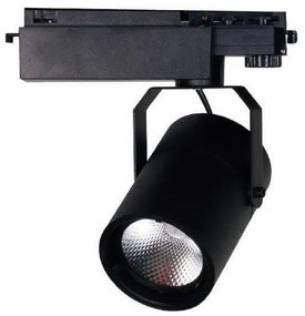 Σποτ Ράγας 4-Line LED 30W COB KRONOS ντιμαριζόμενο μαύρο λευκό Led Space Lights-2112017-Μαύρο 2112017