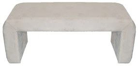 Σκαμπό Gagga Inart βελούδο σε μπεζ απόχρωση 110x40x45εκ